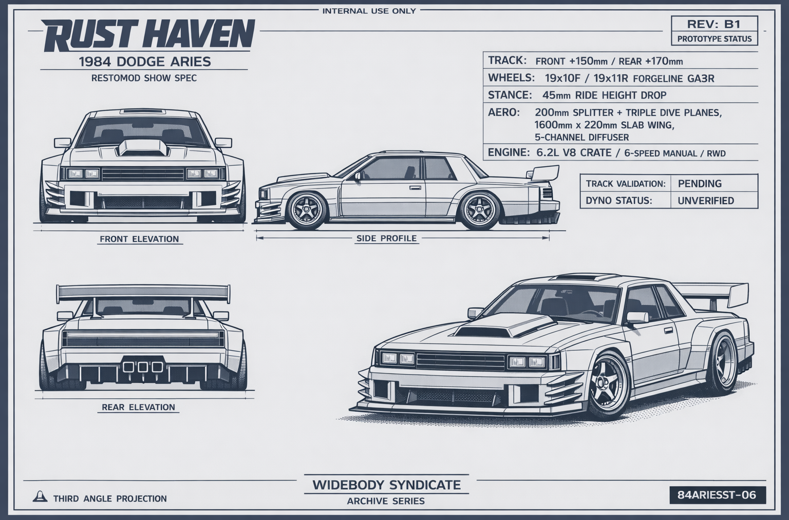 Rust Haven Restomod blueprint