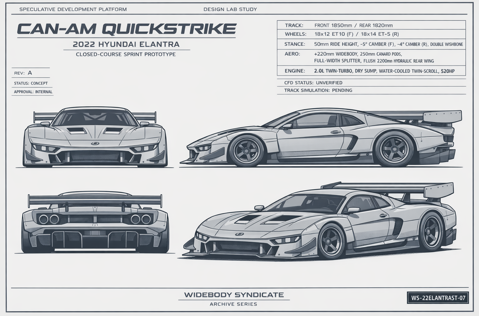 Can-Am Quickstrike blueprint