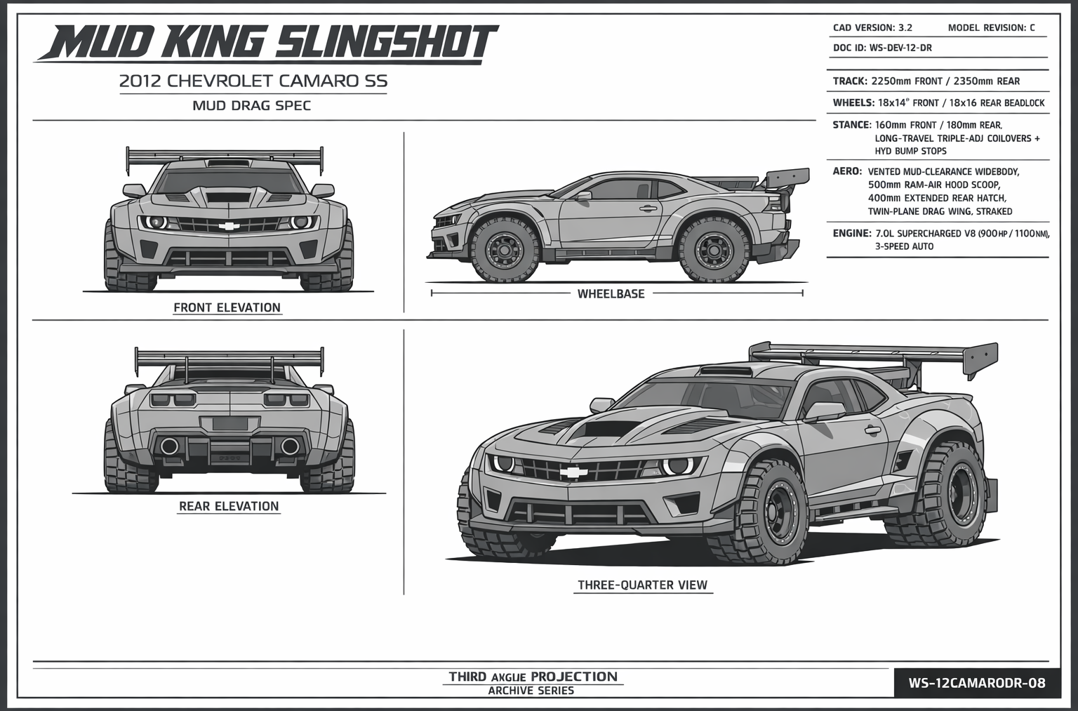 Mud King Slingshot blueprint
