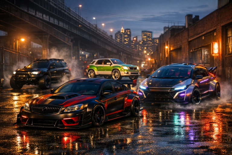 Mom’s Car Widebodied — When the Family Ride Gets Rowdy