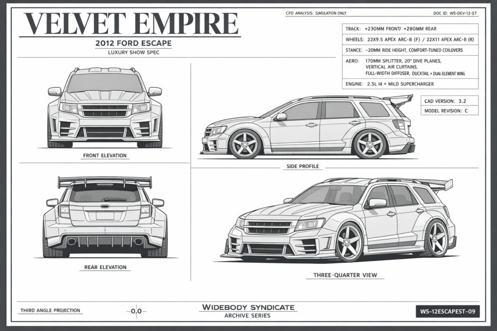 2012 Ford Escape blueprint