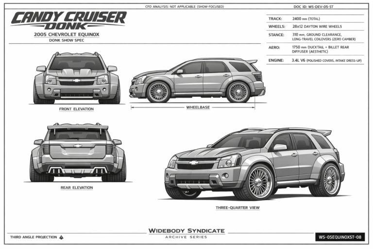 Candy Cruiser Donk blueprint