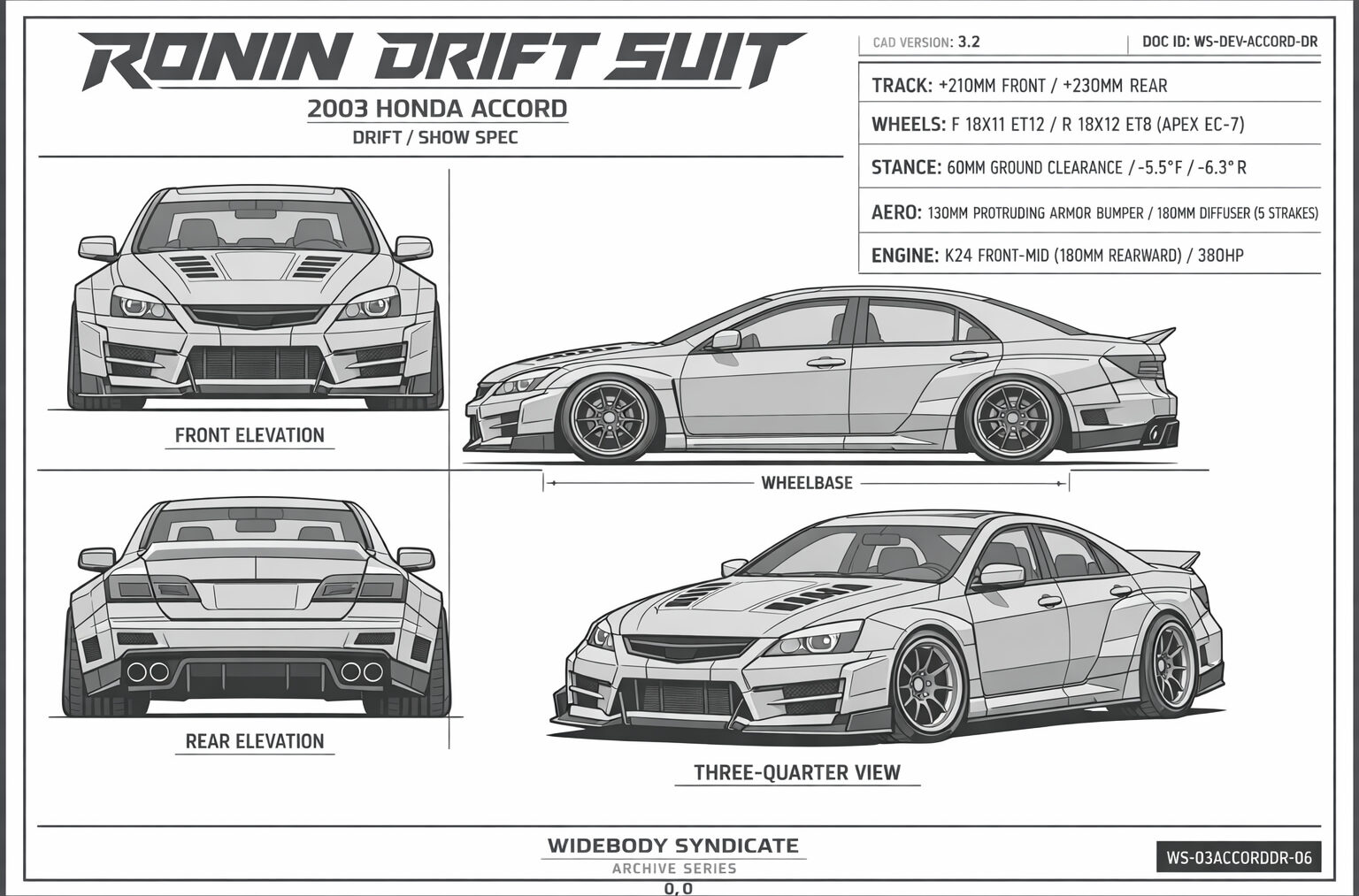 The Ronin Drift Suit blueprint