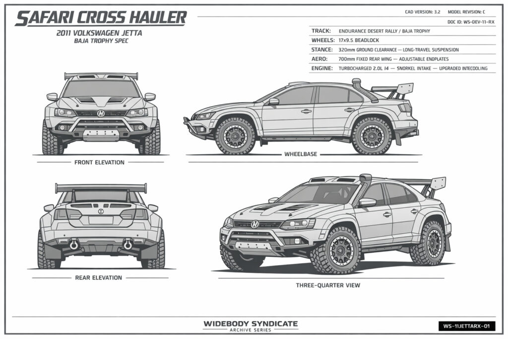 2011 Volkswagen Jetta blueprint