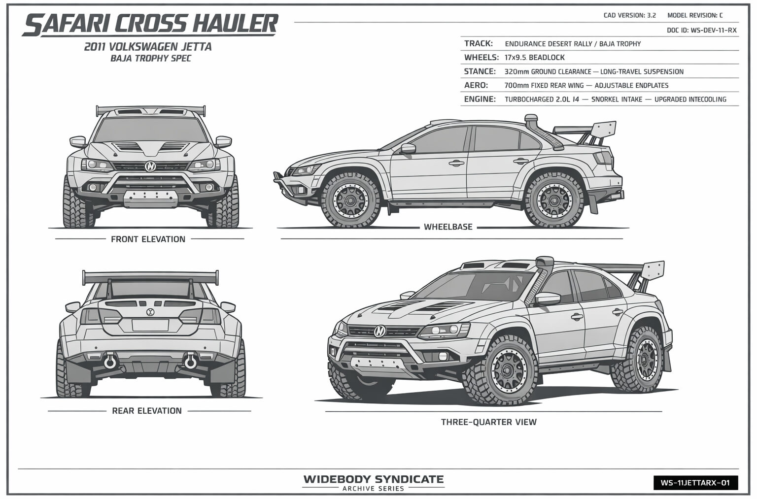 Safari Cross Hauler blueprint