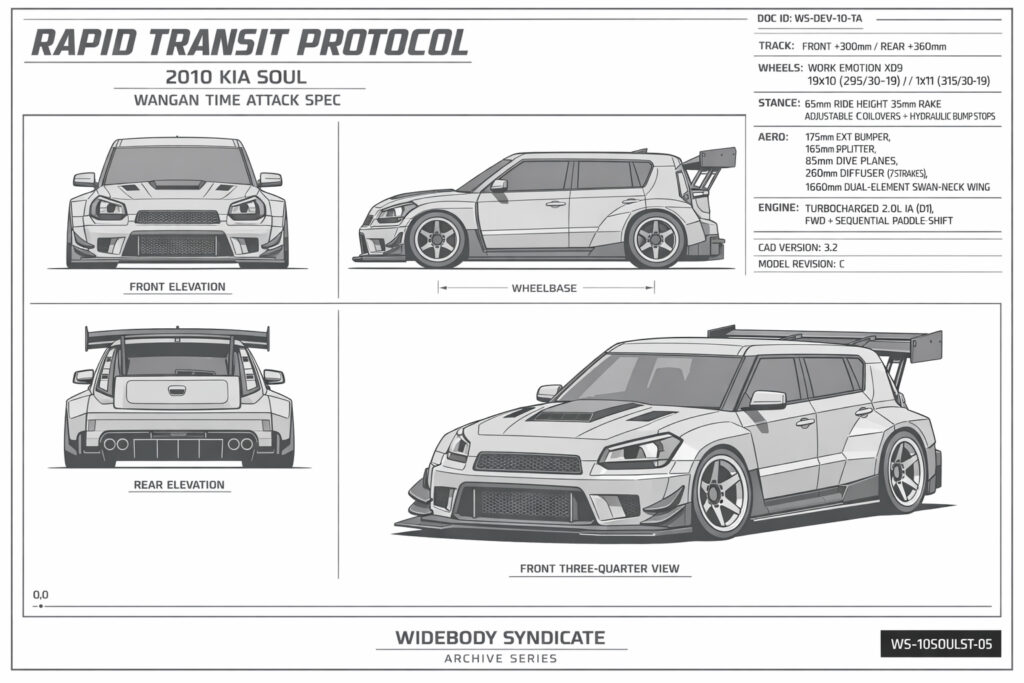 2010 Kia Soul blueprint