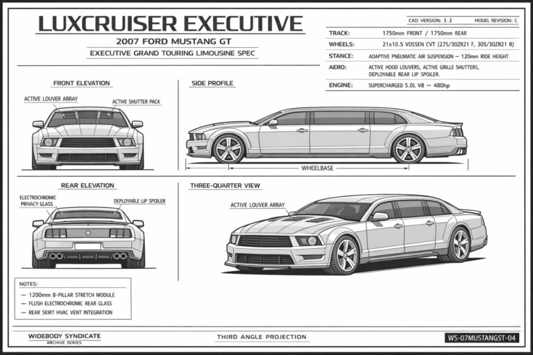 LuxCruiser Executive blueprint