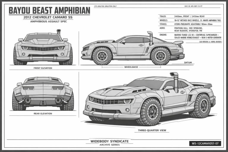 Bayou Beast Amphibian blueprint