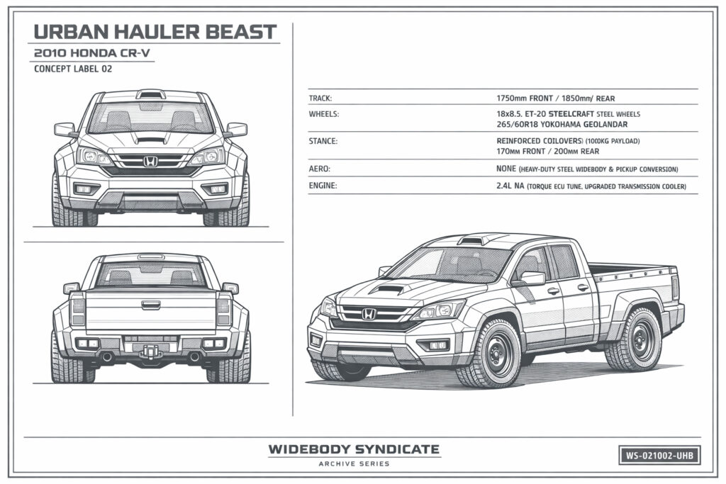 2010 Honda CR-V blueprint