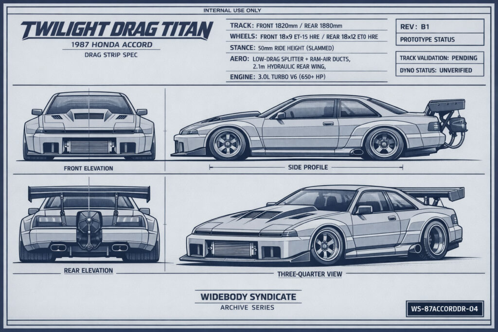 1987 Honda Accord blueprint