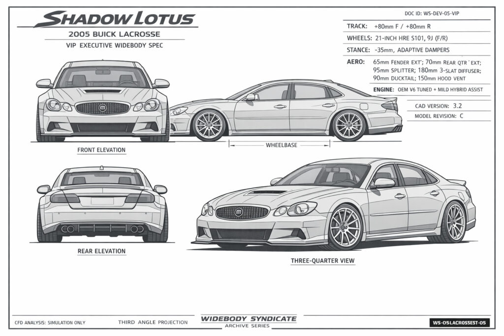 2005 Buick LaCrosse blueprint