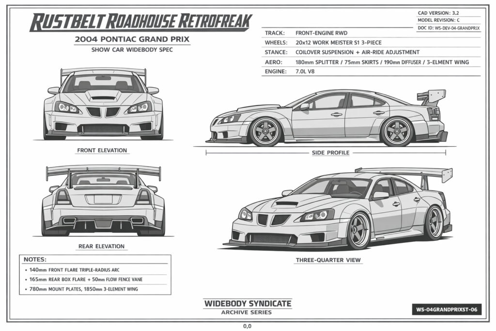 2004 Pontiac Grand Prix blueprint