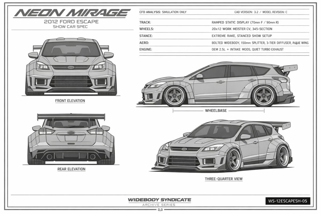 2012 Ford Escape blueprint