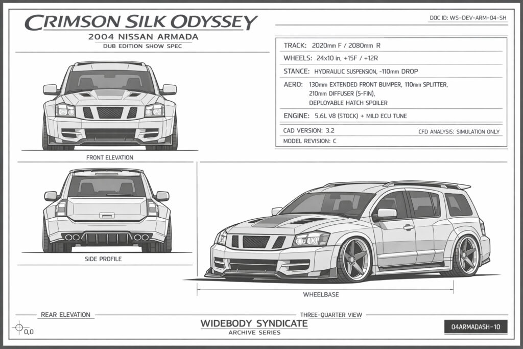 2004 Nissan Armada blueprint