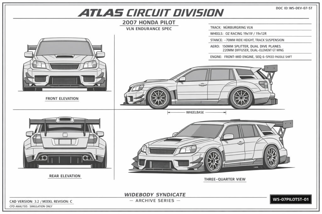 2007 Honda Pilot — Atlas Circuit Division blueprint
