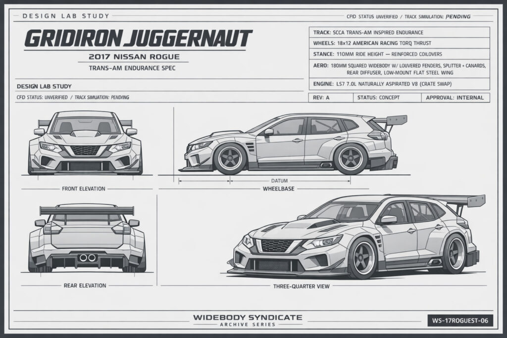2017 Nissan Rogue blueprint