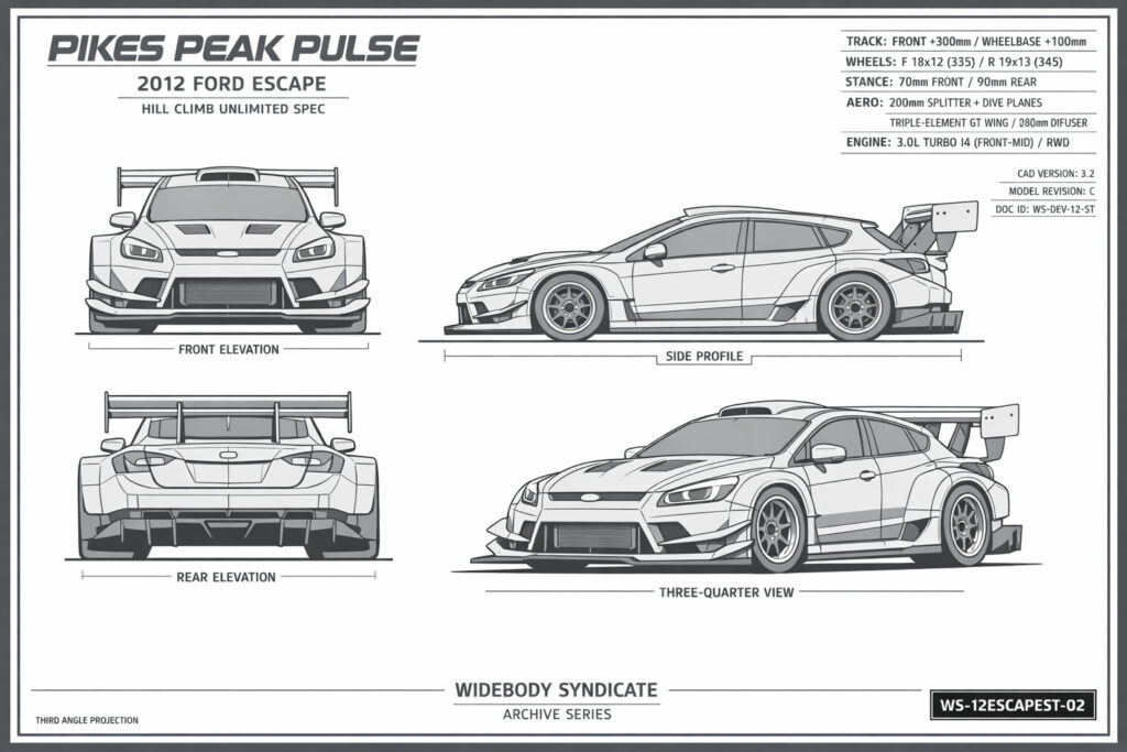 2012 Ford Escape blueprint
