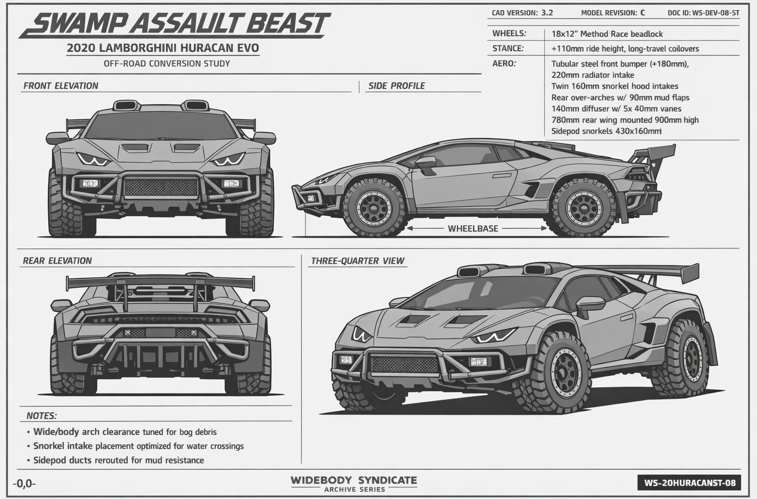 Swamp Assault Beast blueprint