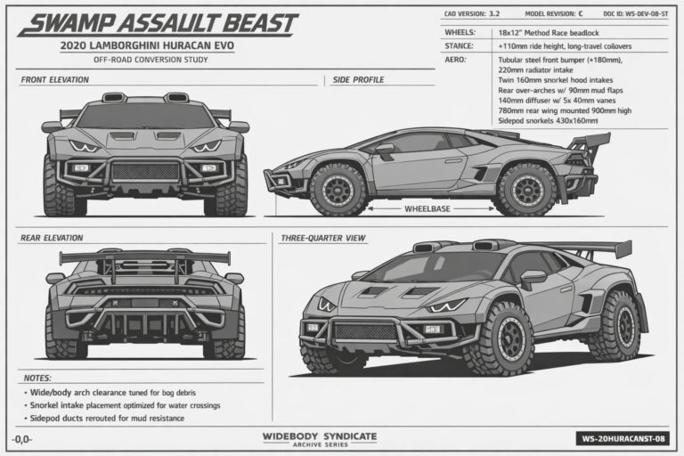 Swamp Assault Beast blueprint