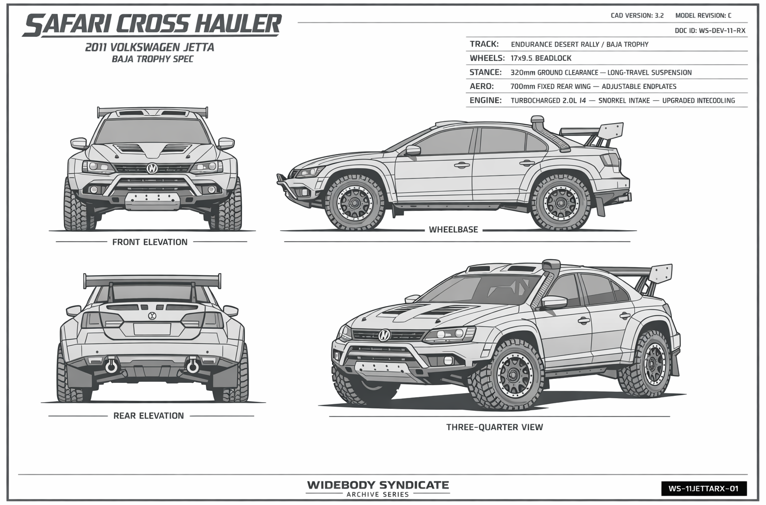 Safari Cross Hauler blueprint