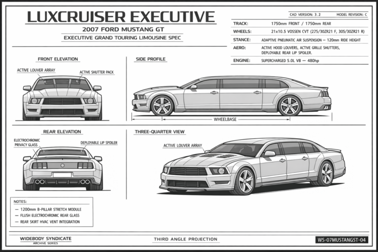 LuxCruiser Executive blueprint