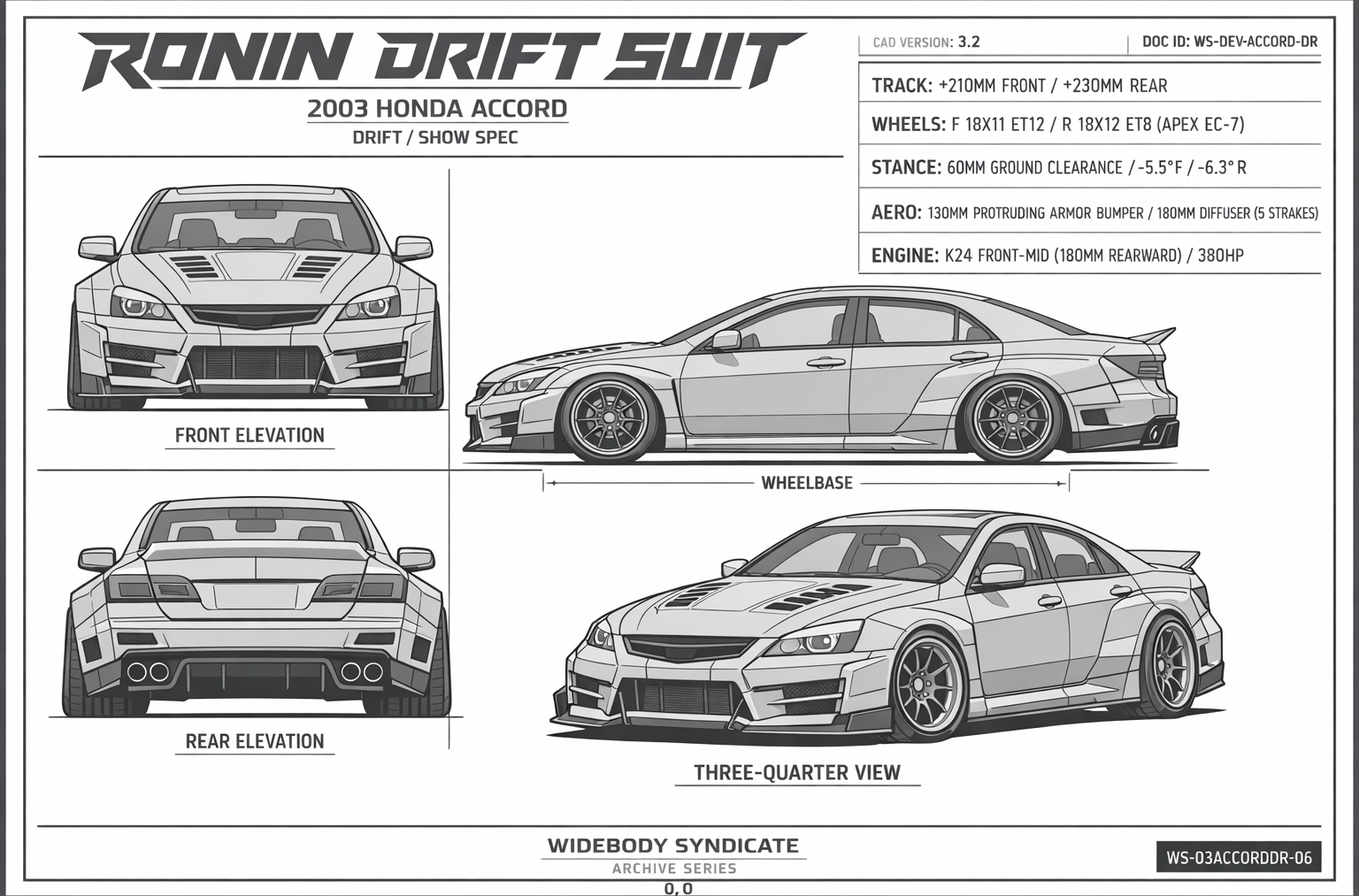 The Ronin Drift Suit blueprint