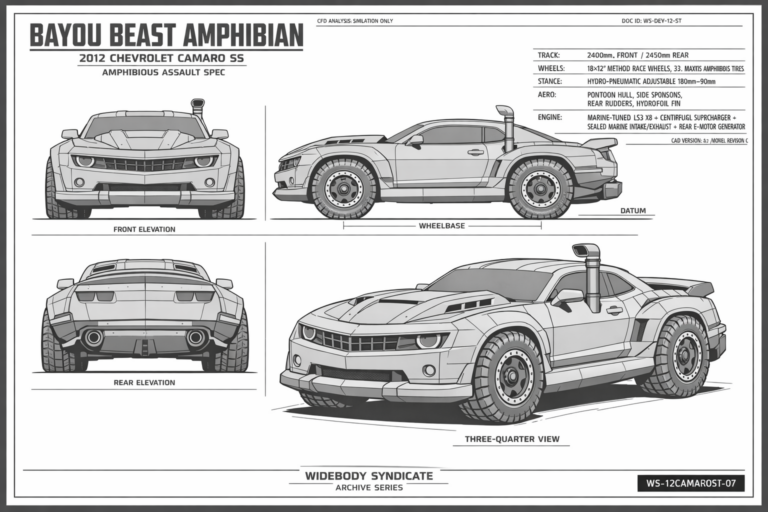 Bayou Beast Amphibian blueprint