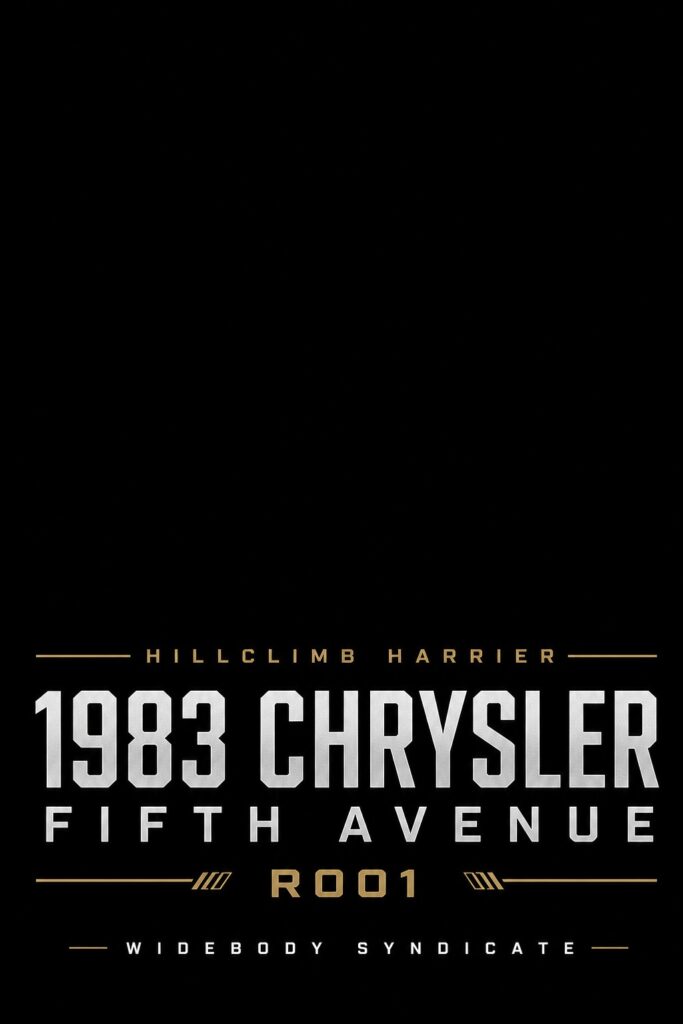 1983 Chrysler Fifth Avenue
