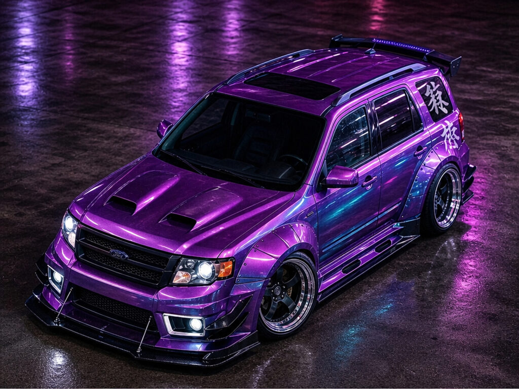 Neon Mirage Design Study I