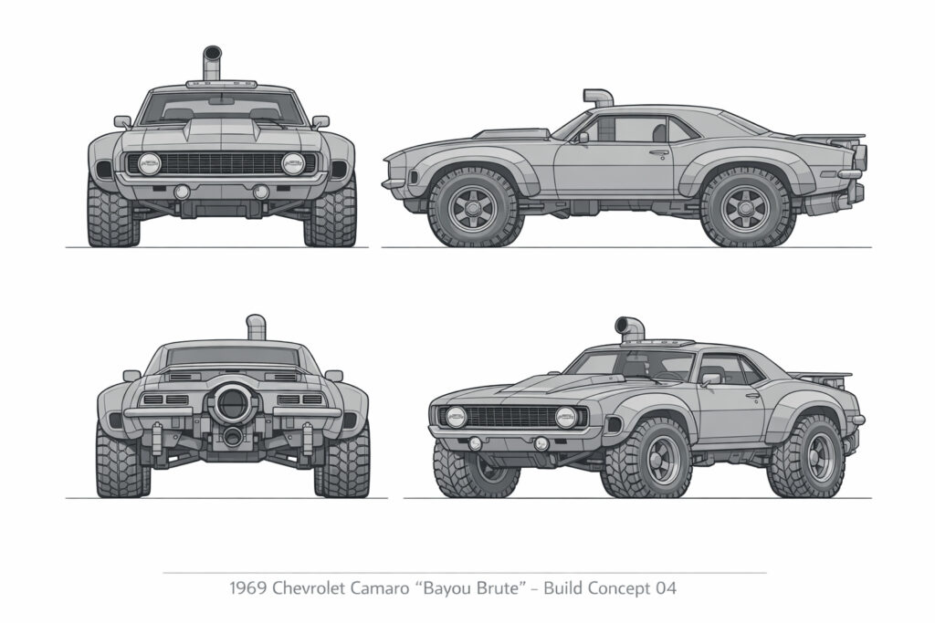 1969 Chevrolet Camaro blueprint