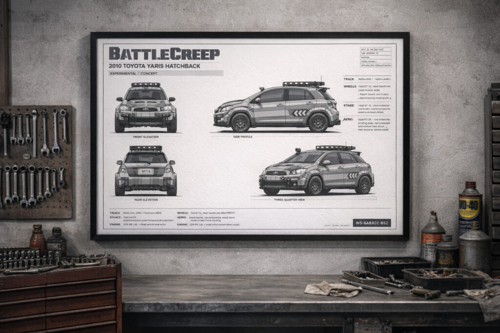 2010 Toyota Yaris Hatchback — Blueprint Studies
