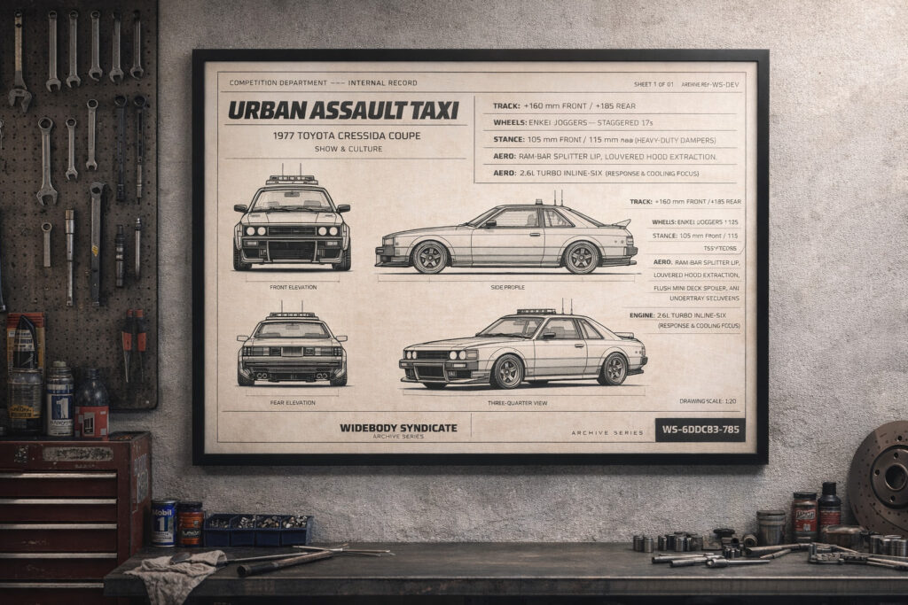 1977 Toyota Cressida Coupe — Blueprint Studies
