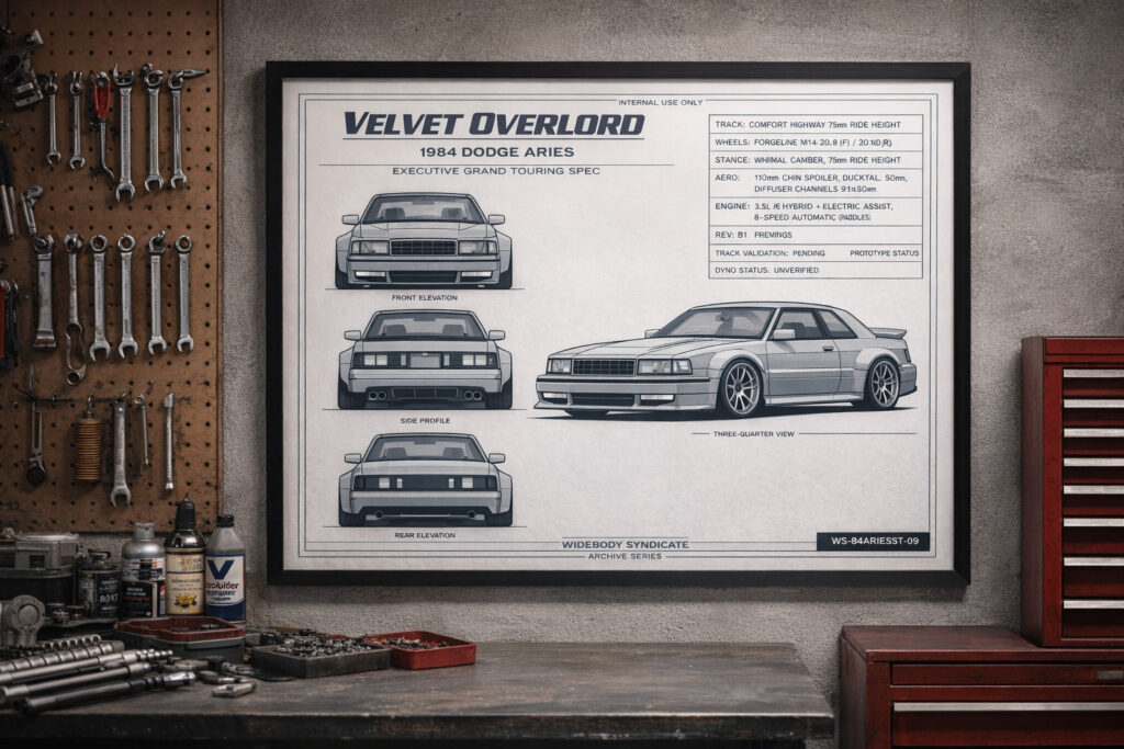 1984 Dodge Aries — Blueprint Studies