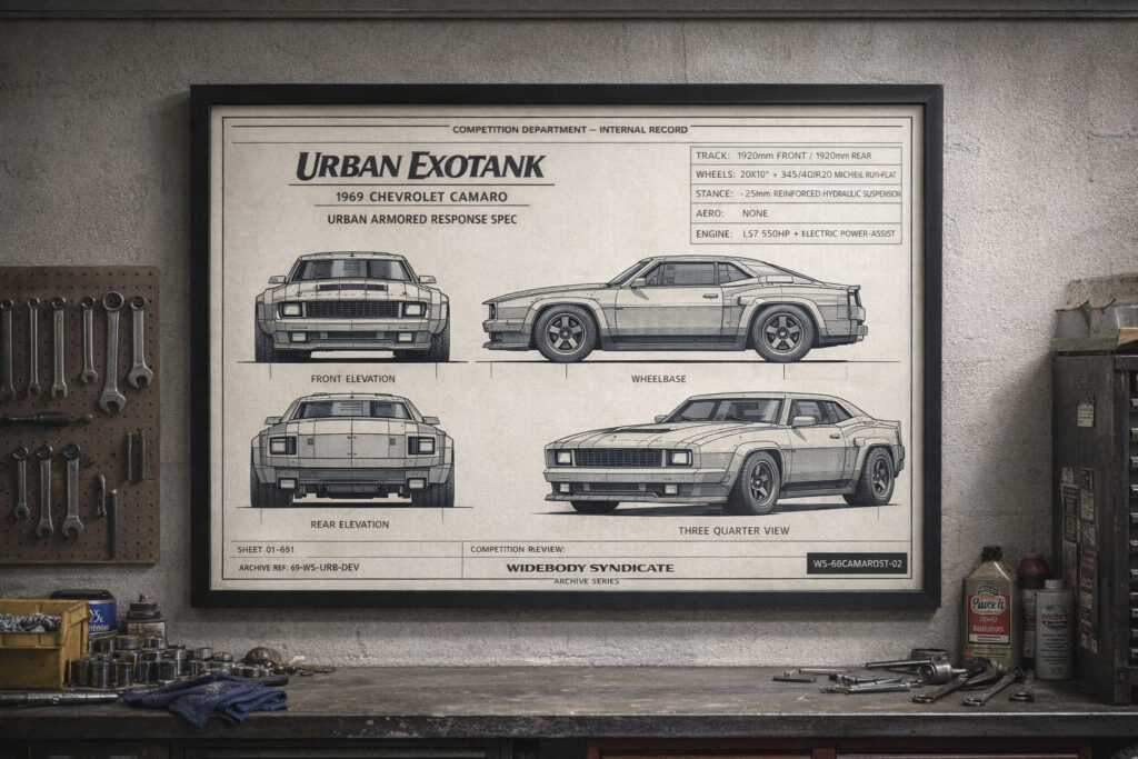 1969 Chevrolet Camaro — Blueprint Studies