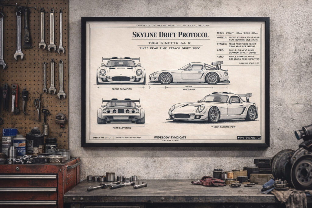 1964 Ginetta G4 R — Blueprint Studies