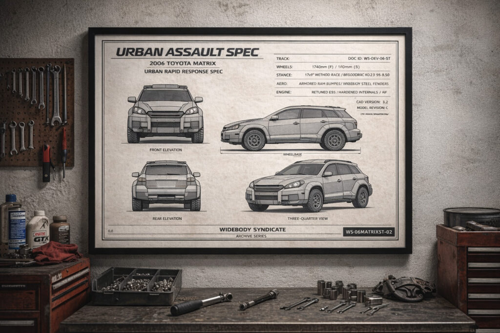 2006 Toyota Matrix — Blueprint Studies