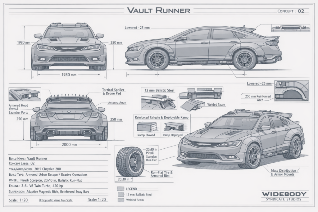 2015 Chrysler 200 — Vault Runner blueprint