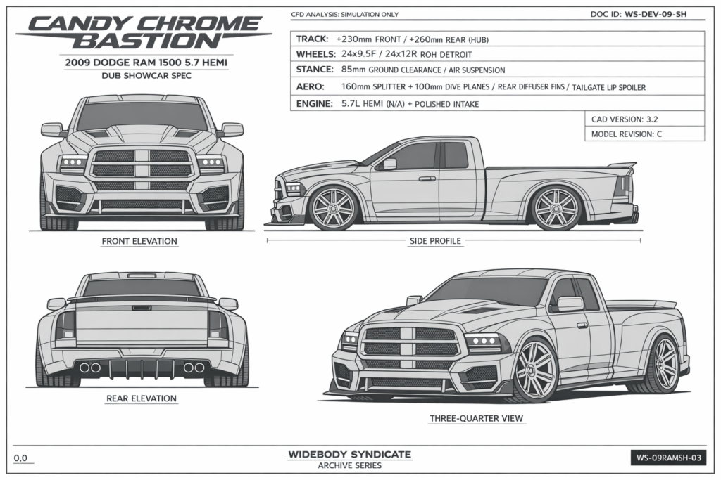 2009 Dodge Ram 1500 5.7 Hemi blueprint