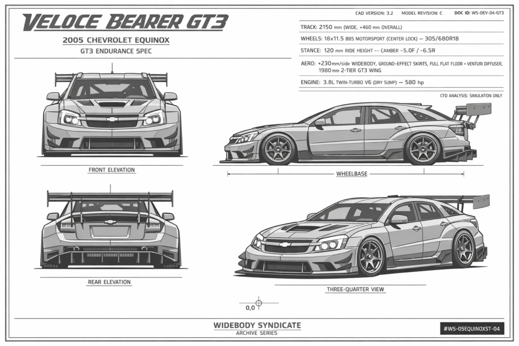 2005 Chevrolet Equinox — Veloce Bearer GT3 blueprint