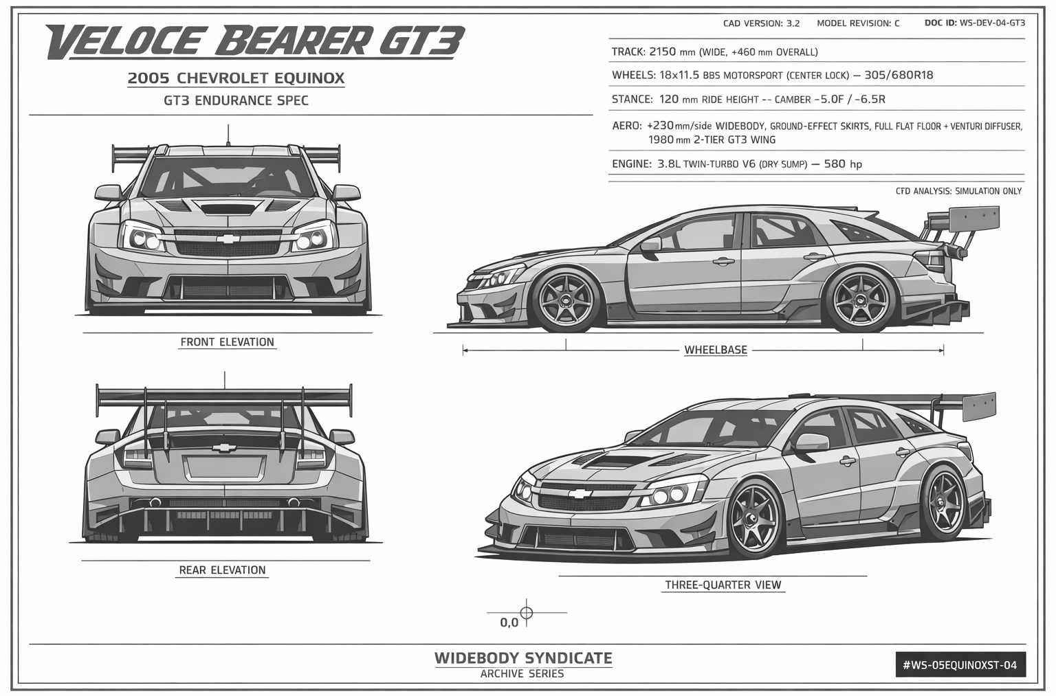 Veloce Bearer GT3 blueprint