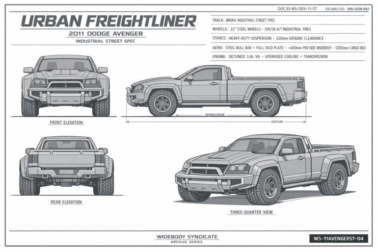 Urban Freightliner blueprint