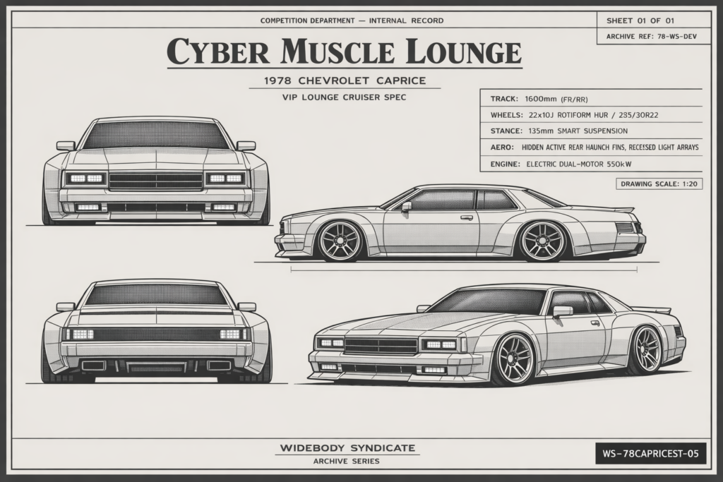 1978 Chevrolet Caprice blueprint