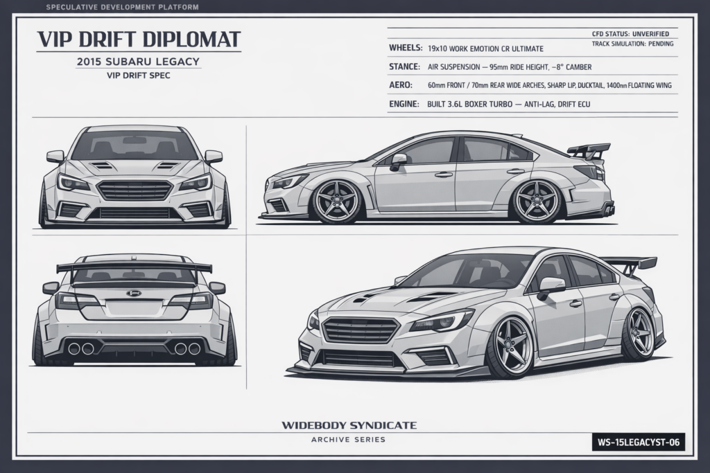 2015 Subaru Legacy blueprint