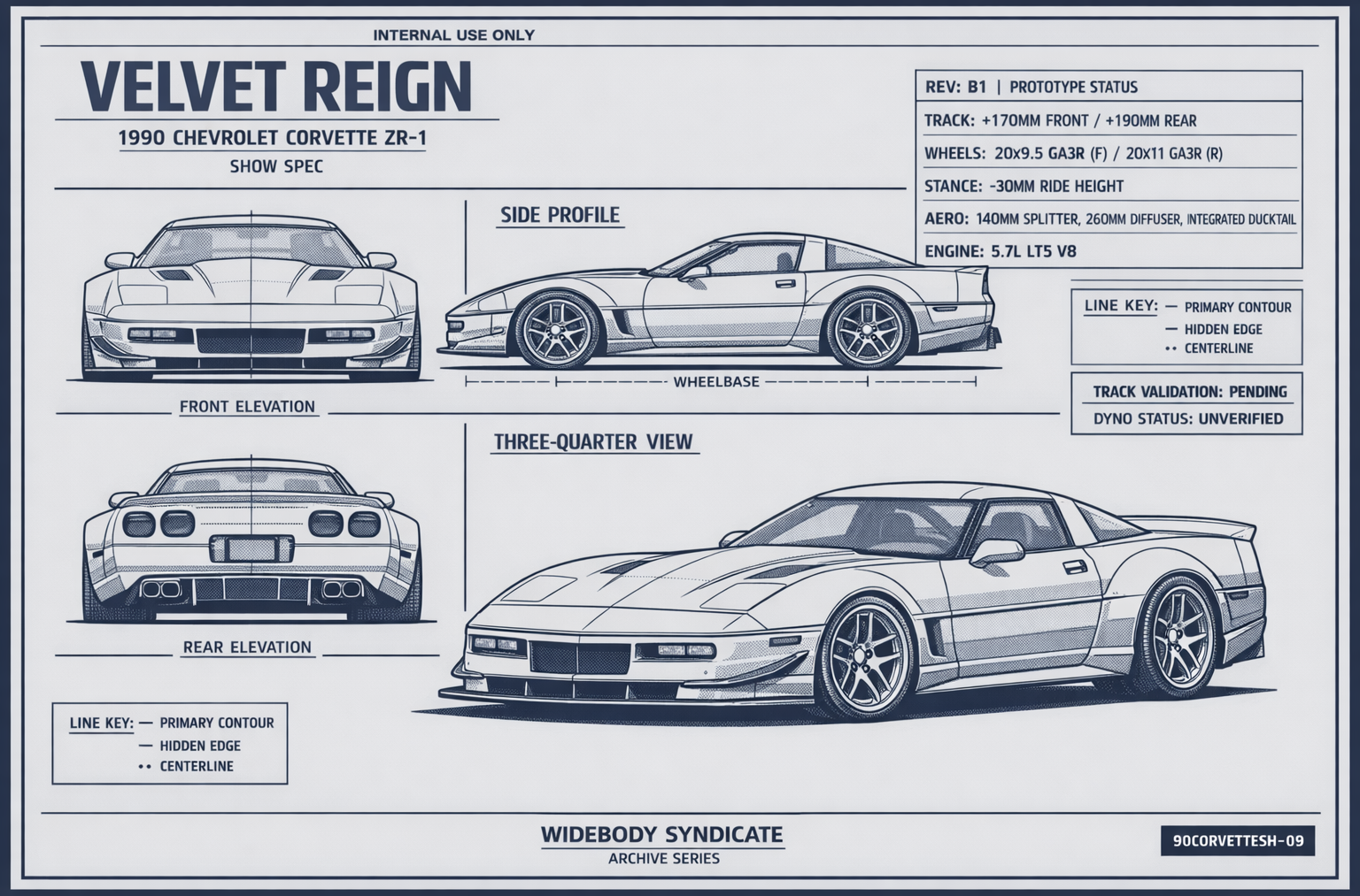 Velvet Reign Edition blueprint