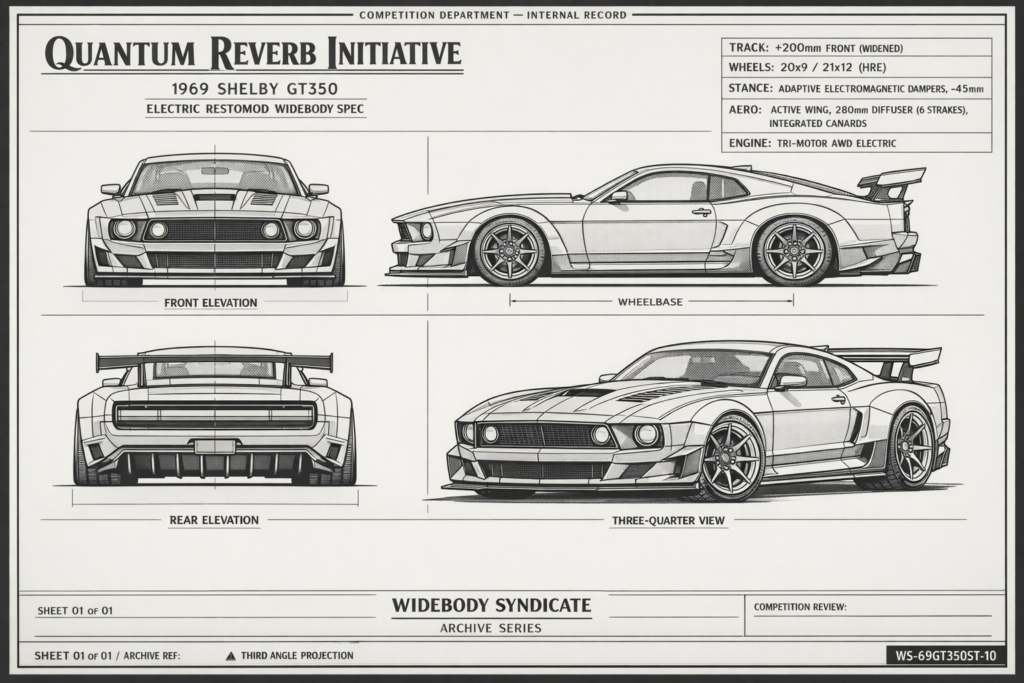 1969 Shelby GT350 blueprint