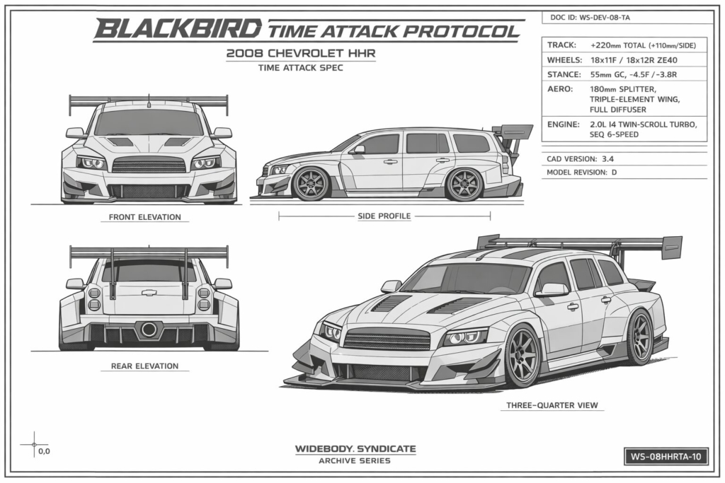 2008 Chevrolet HHR blueprint