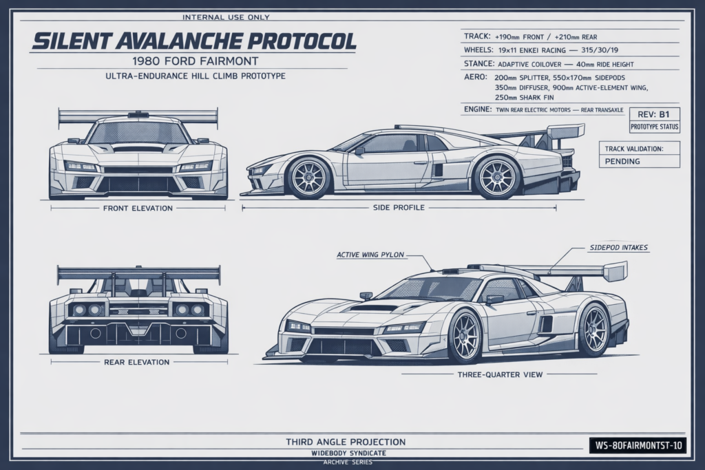 1980 Ford Fairmont — Silent Avalanche Protocol blueprint