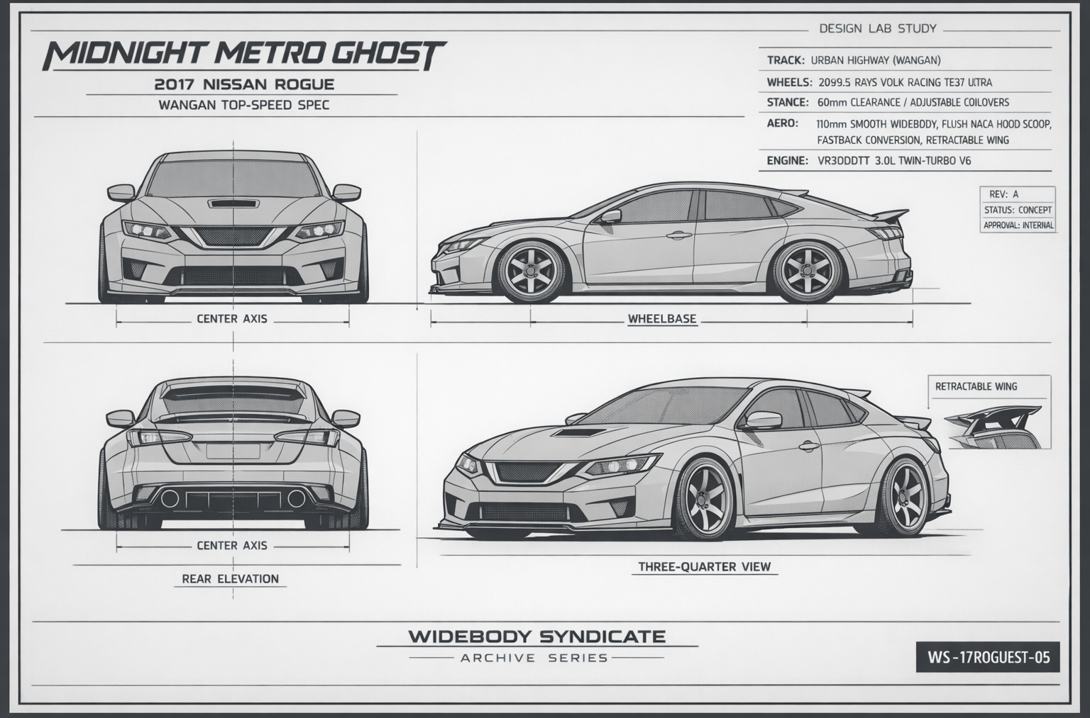 Midnight Metro Ghost blueprint