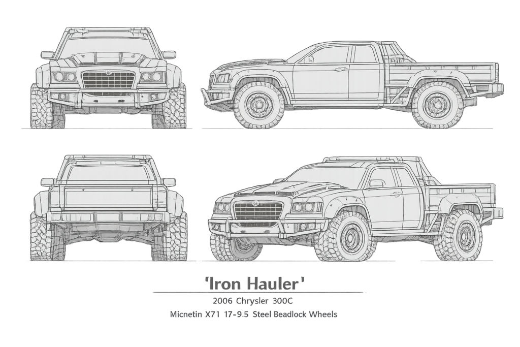 2006 Chrysler 300C blueprint