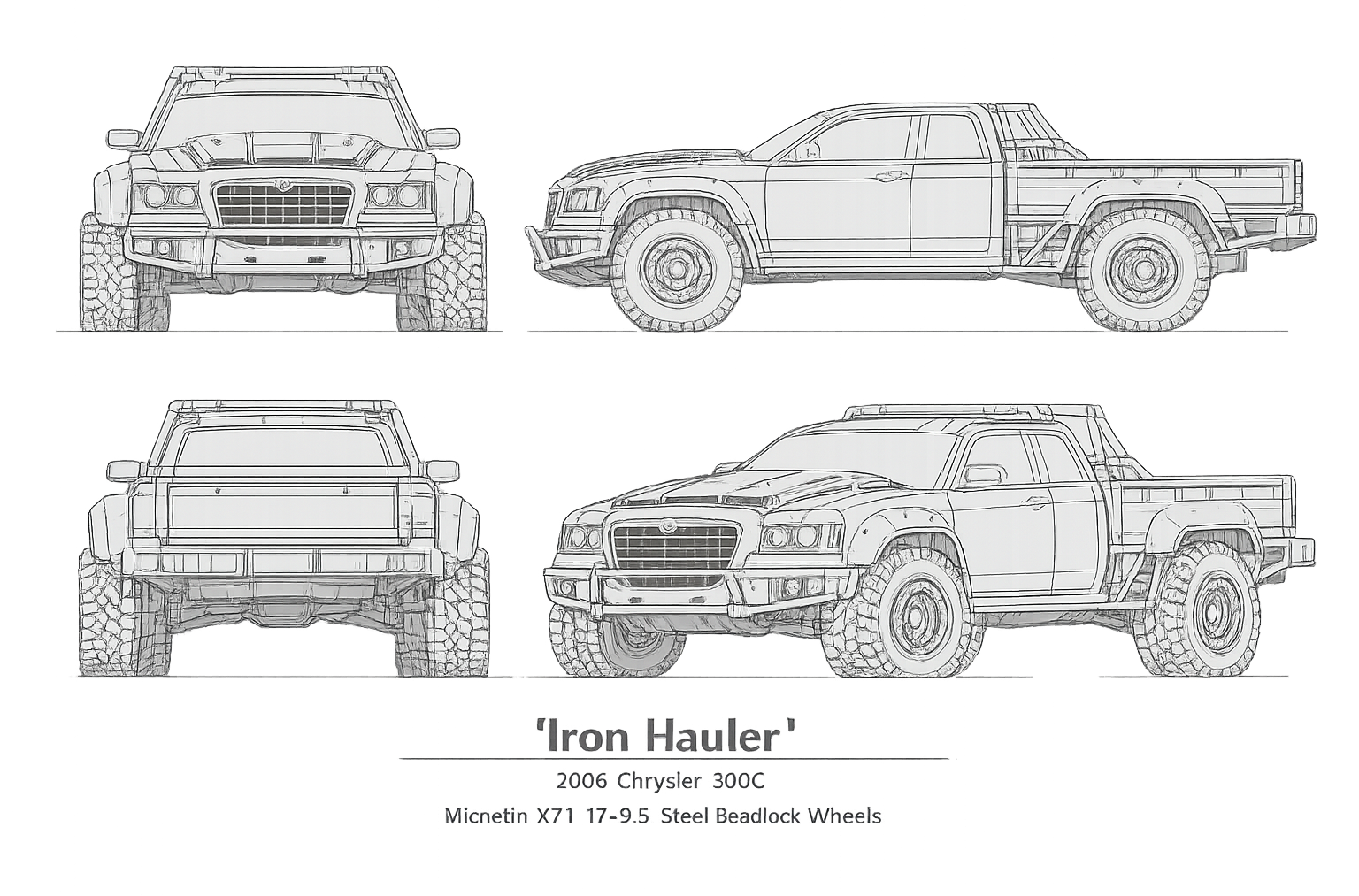 Iron Hauler blueprint